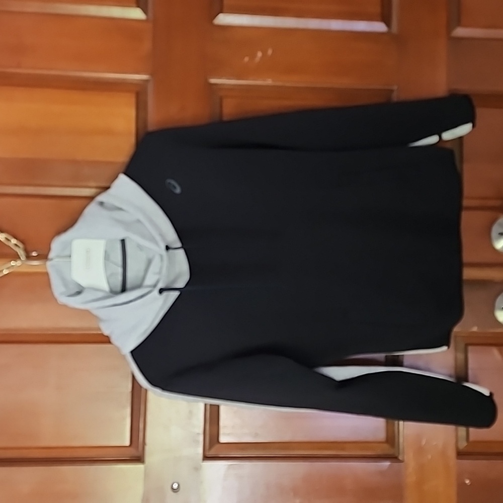 ASICS Black and Gray Hoodie